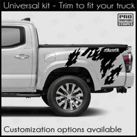 Universal Splash Side Bed Accent Decals For Truck or SUV