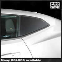 Chevrolet Camaro 2016-2023 Side Rear Window Blackout Accent Decal