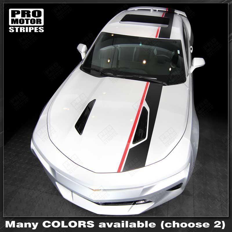 2016 2017 2018 Chevrolet Camaro hood
 trunk
 roof Decals Stripes 152805215747-1