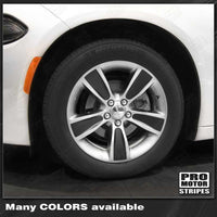 Dodge Challenger 2015-2023 - Wheel Spoke Overlay Decals 18" Rims