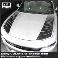 Dodge Charger 2015-2023 Hood Side Accent Strobe Decals Stripes
