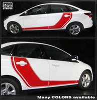 Ford Focus 2011-2018 Hockey Style Door Accent Side Stripes