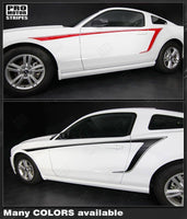 2010 2011 2012 2013 2014 Ford Mustang side
 door Decals Stripes 122551589128-1