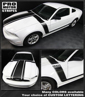 Ford Mustang 2013-2014 BOSS 302 Style Hood & Side Stripes