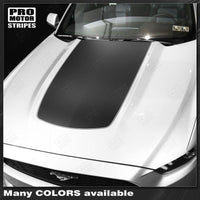 Ford Mustang 2015-2017 Hood Accent Stripe Decal w/ Pinstripe