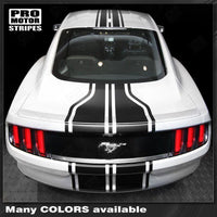 2005 2006 2007 2008 2009 2013 2014 2015 2016 2017 Ford Mustang hood
 trunk
 bumper
 roof Decals Stripes 132366983040-2