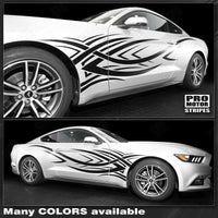 2005 2006 2007 2008 2009 2010 2011 2012 2013 2014 2015 2016 2017 2018 2019 Ford Mustang side
 door Decals Stripes 122761974436-1