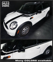 2008 2009 2010 2011 2012 2013 2014 Mini Cooper hood
 side
 door Decals Stripes 122551589183-1