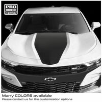 Chevrolet Camaro 2019-2024 Hood Accent Blackout Decal Stripe