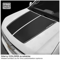 Chevrolet Colorado 2015-2022 Hood Accent Split Decals Stripes