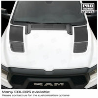 Dodge RAM 1500 Rebel 2019-2024 Hood Side Accent Decals
