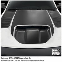 Dodge RAM 1500 Rebel TRX 2021-2024 Hood Accent Decal T-Rex Stripe