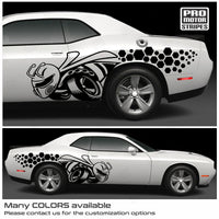 Dodge Challenger 2008-2023 Rear Quarter Side Bee Decals