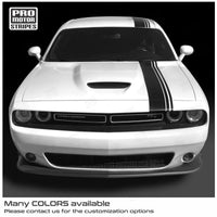 Dodge Challenger 2008-2023 Top Strobe Offset Stripes