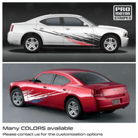 Dodge Charger 2006-2023 Dirt Splash Accent Side Decals Stripes