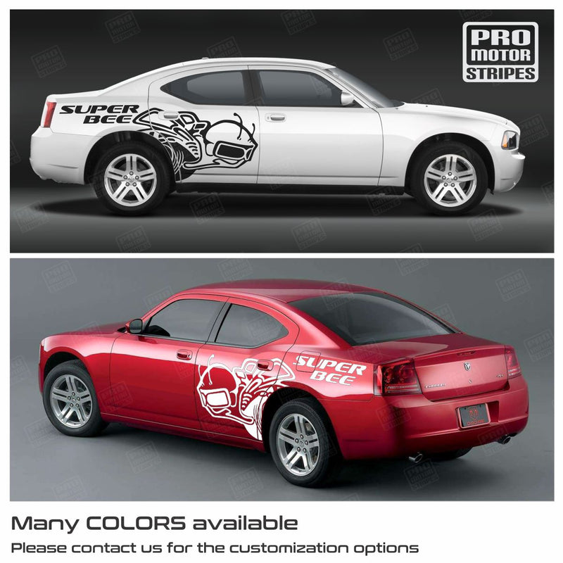 Dodge Charger 2006-2023 Super Bee Side Decals Stripes 134782125471