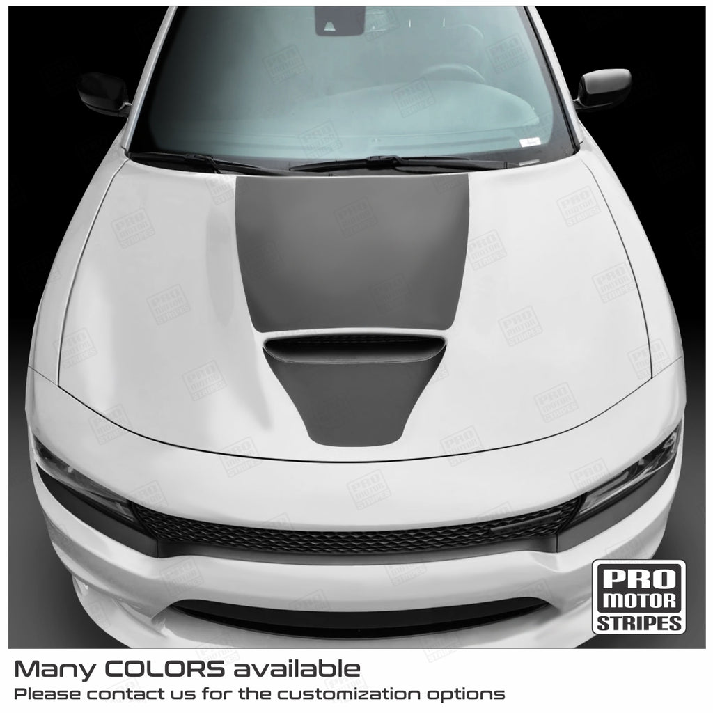 Dodge Charger 2015-2023 Hood Cowl & Intake Scoop Decals 392 SRT RT SCAT PACK