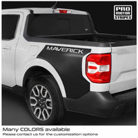 Ford Maverick 2022-2025 Side Bed Accent Decal Stripes Rear Highlight Graphic