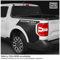 Ford Maverick 2022-2025 Side Bed Accent Decal Stripes Rear Highlight Graphic