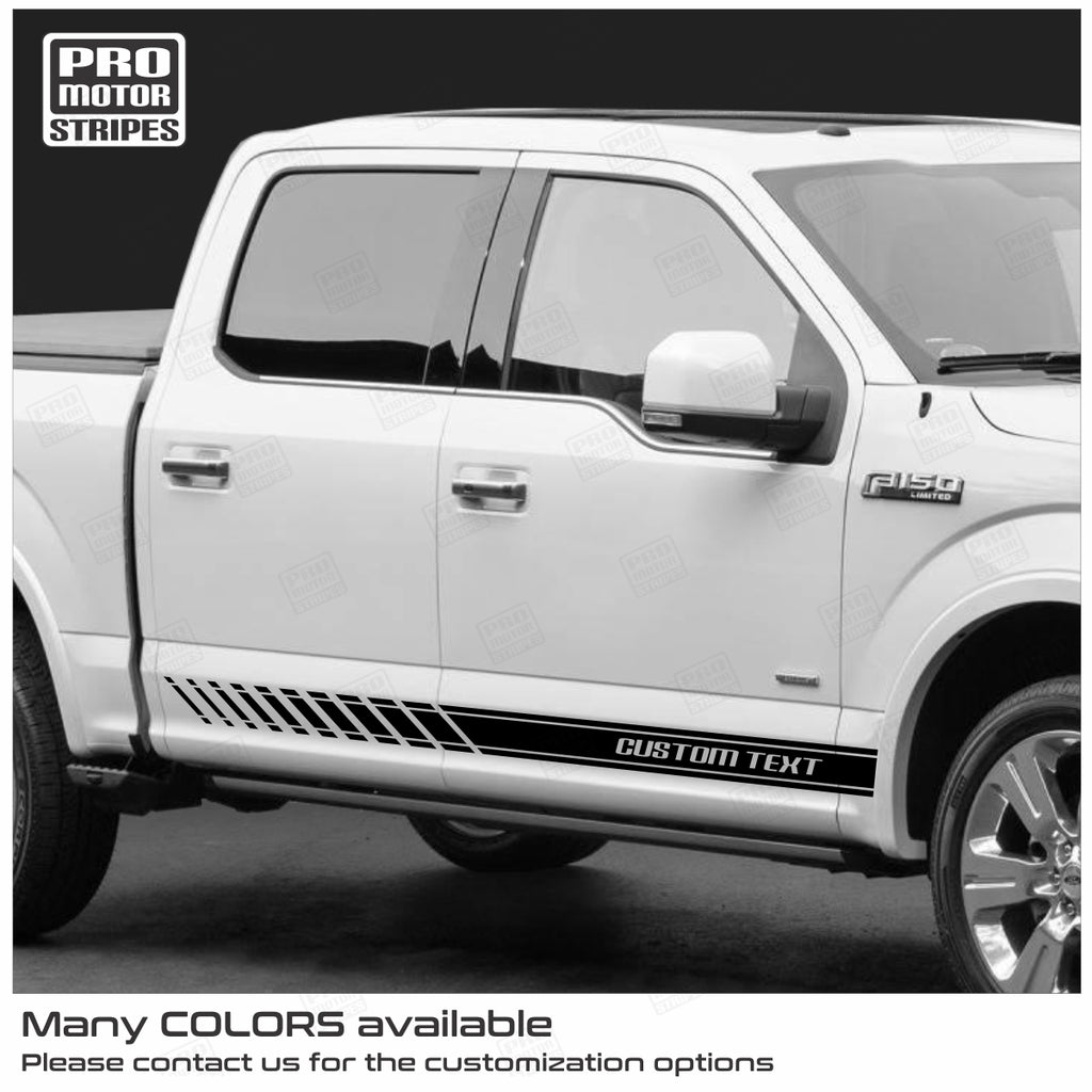 Universal Rocker Stripes Universal Rocker Side Stripes Decals For Ford F-150 156038691397 | Pro ...