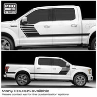 Ford F-150 2009-2024 Side Accent Strobe Stripes Decals