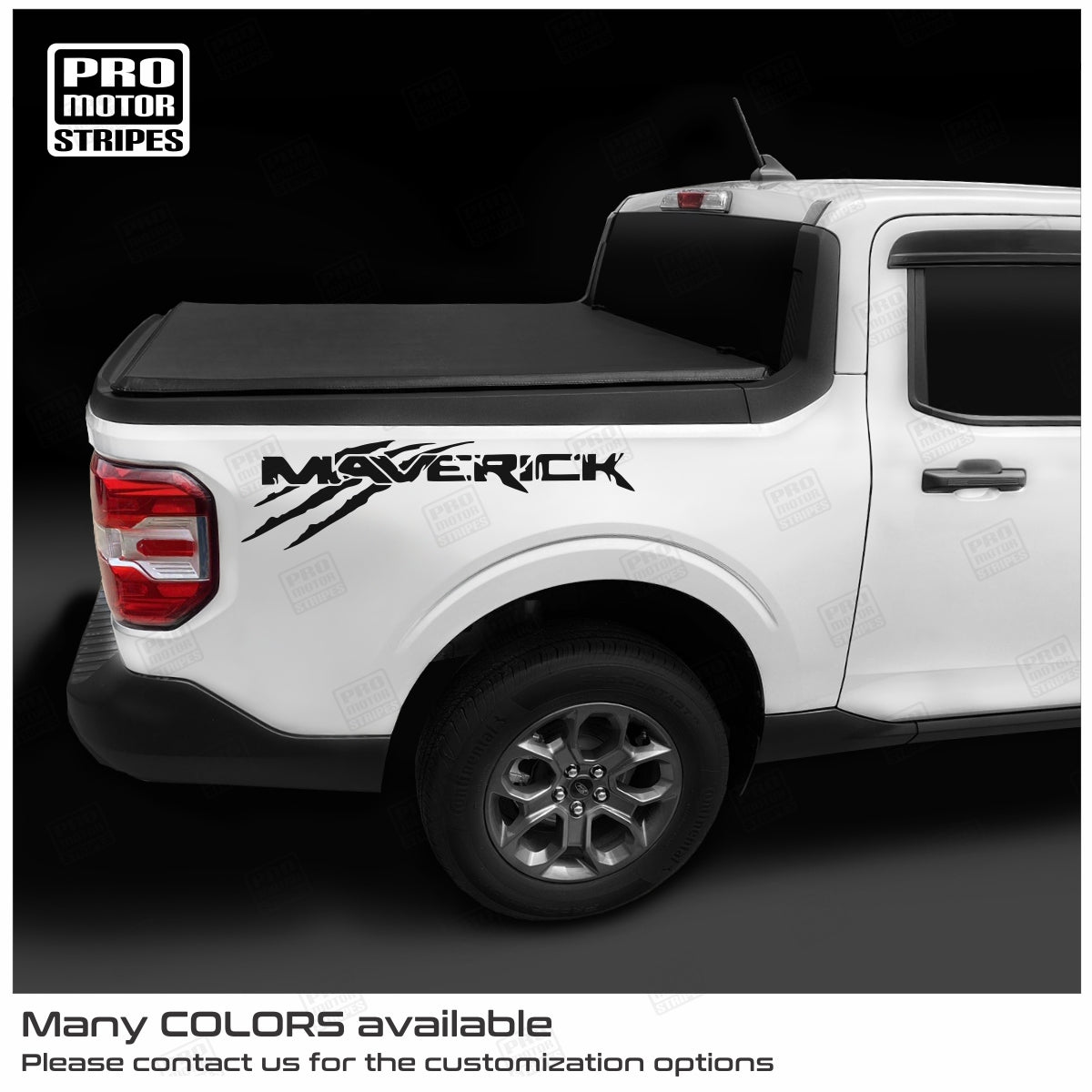 Ford Maverick 2022-2025 Side Bed Claw Rip Lettering Decals 127853949423 ...