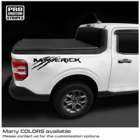Ford Maverick 2022-2025 Side Bed Claw Rip Lettering Decals Stripes