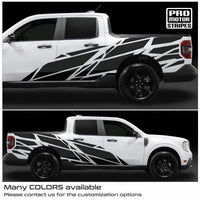 Ford Maverick 2022-2025 Side Geometric Splash Graphic Decals