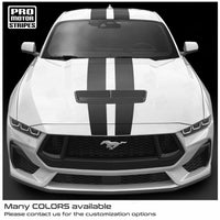 Ford Mustang 2024-2025 GT Top Double Rally Stripes