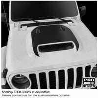 Jeep Wrangler/Gladiator 2018-2024 Mojave 392 JL/JT Rubicon Hood Decal