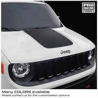 Jeep Renegade 2014-2023 Trailhawk Style Hood Accent Decal