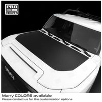 Toyota FJ Cruiser 2007-2023 Hood Accent Decals Stripes Blackout