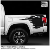Toyota Tacoma 2005-2026 Mud Splash SR5 4x4 Side Stripes Decals