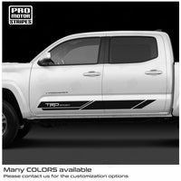 Toyota Tacoma 2005-2026 Rocker Panel Side Accent Decals Stripes