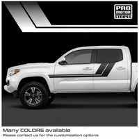 Toyota Tacoma 2005-2026 Speed Accent Side Double Stripes Decals