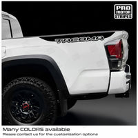 Toyota Tacoma 2005-2026 Side Bed Lettering Accent Decals Stripes