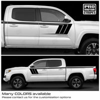Toyota Tacoma 2005-2026 Door Scallop Side Bed Decals