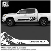 Toyota Tacoma 2005-2026 Mountain Accent Side Rocker Decals