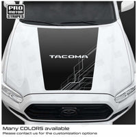 Toyota Tacoma 2016-2023 Hood Accent Graphic Decal Stripes
