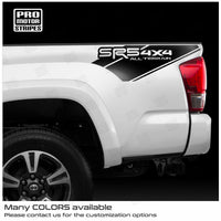 Toyota Tacoma 2016-2023 Bed Side Graphic Decal SR5 4x4 Style