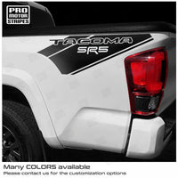 Toyota Tacoma 2016-2023 Side Bed SR5 Lettering Graphic Decal