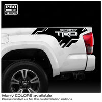 Toyota Tacoma 2016-2023 Bed Side TRD Sport Style Graphic Decals