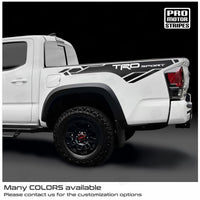 Toyota Tacoma 2016-2023 Bed Side Graphic Decal TRD Style