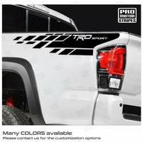 Toyota Tacoma 2016-2023 Bed Side Graphic Decal TRD Style
