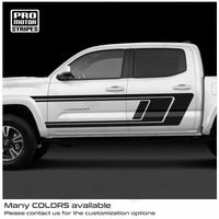 Toyota Tacoma 2005-2026 Door Scallop Side Accent Decals