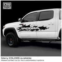 Toyota Tacoma 2005-2026 Side Mud Dirt Splash Lettering Decals