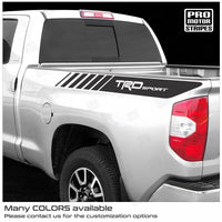 Toyota Tundra 2000-2021 Bed Side Strobe TRD Style Stripes Decals