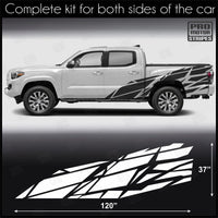 Ford Maverick 2022-2025 Side Geometric Splash Graphic Decals