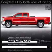 Universal Rocker Panel Stripes For Truck or SUV Style 1