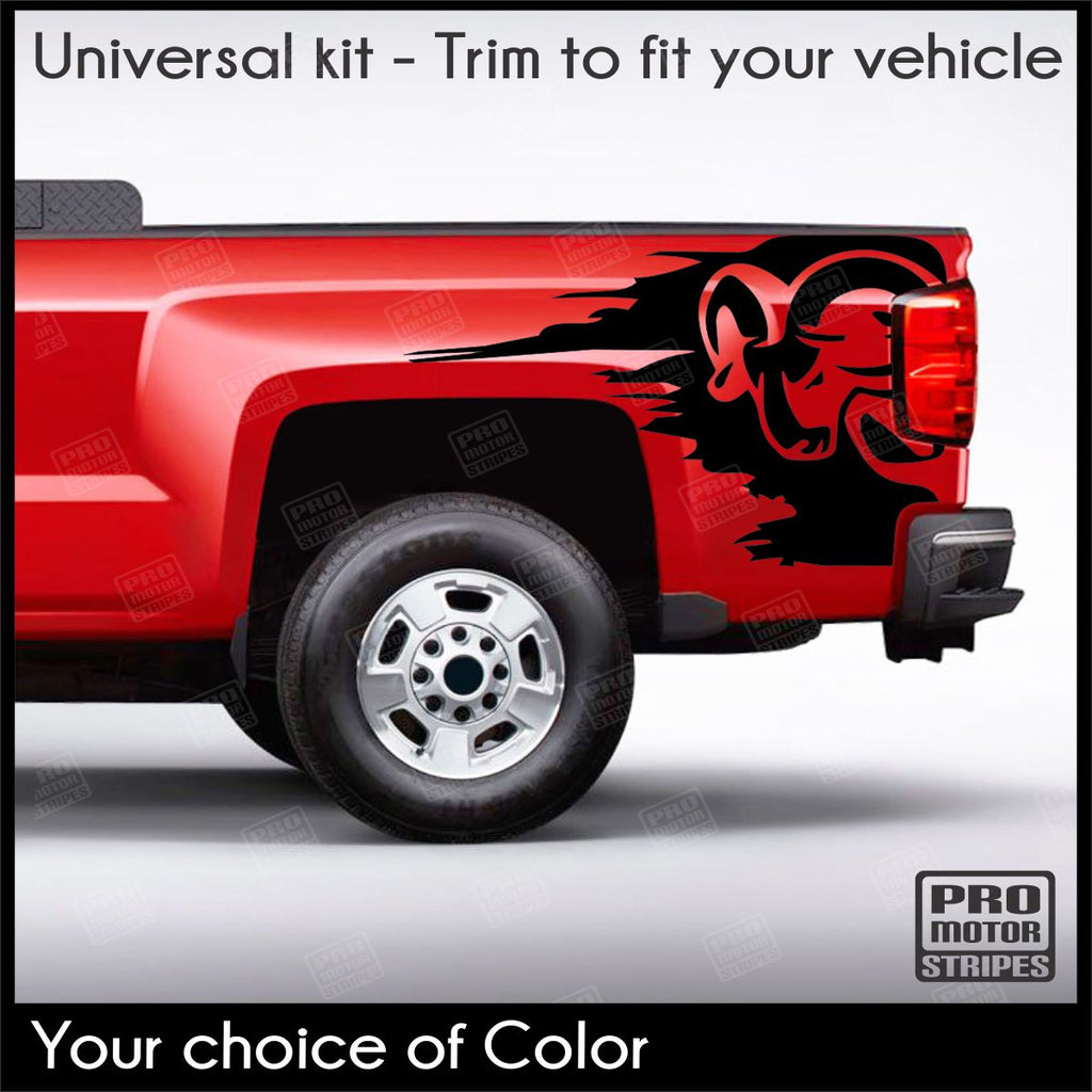 Universal Side Accent Ram Decals For Truck or SUV